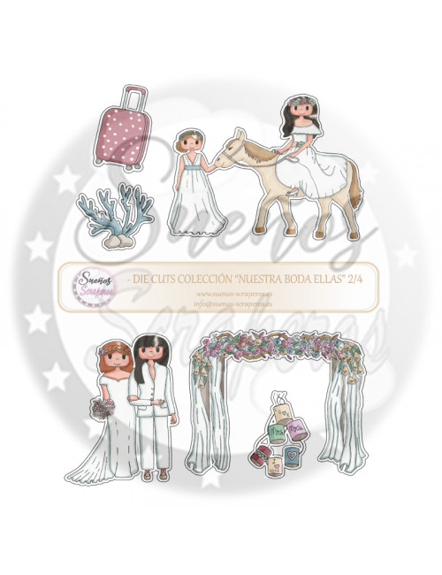 Die cuts " Nuestra Boda Ellas"