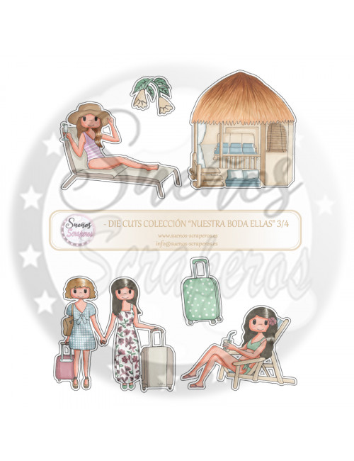 Die cuts " Nuestra Boda Ellas"