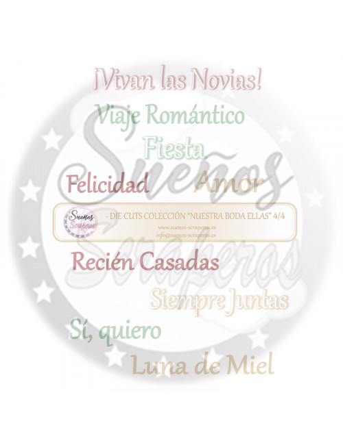 Die cuts " Nuestra Boda Ellas"
