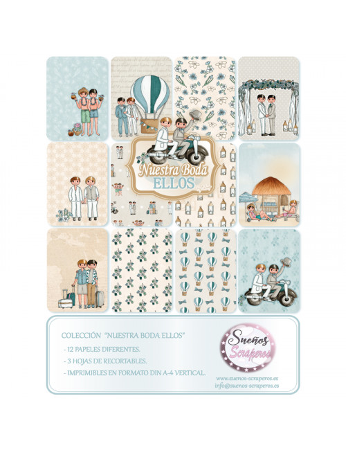 Colección "Nuestra Boda Ellos" VERTICAL