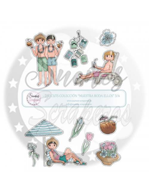 Die cuts " Nuestra Boda Ellos"