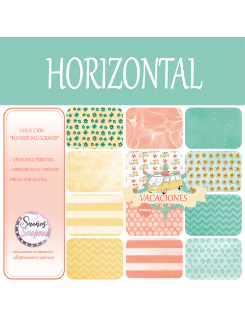 Fondos "Vacaciones" HORIZONTAL