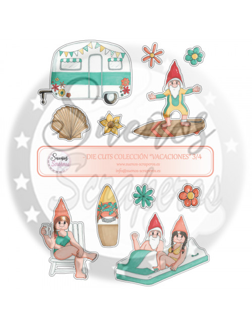 Die cuts "Vacaciones"