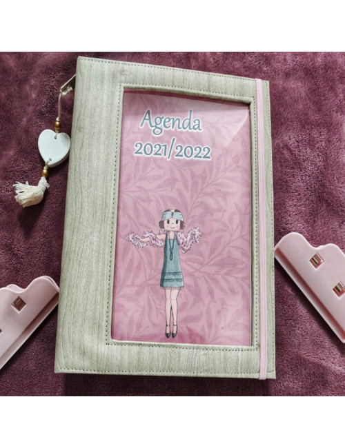 Taller on line " Agenda en ecopiel con Anillas"