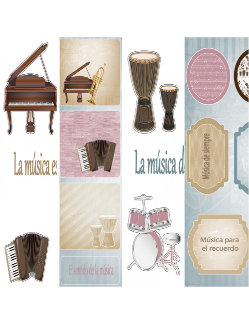 Colección "Notas Musicales" VERTICAL