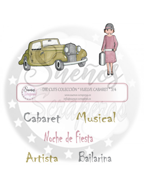 Die cuts  "Vuelve Cabaret"