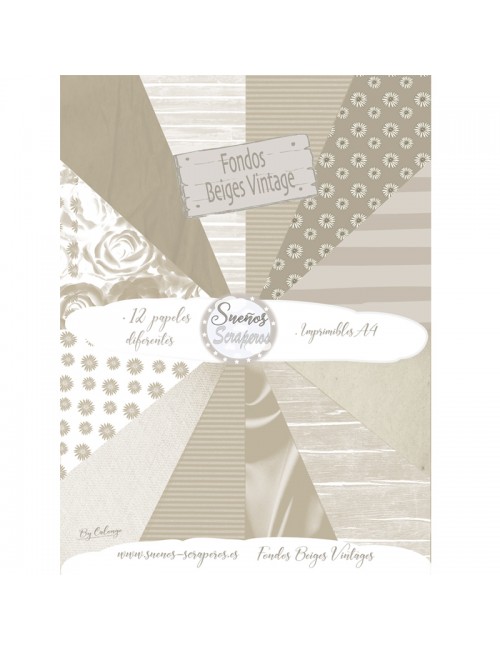 Fondos "Beiges Vintages"
