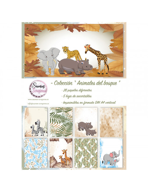 Colección "Animales del bosque" VERTICAL
