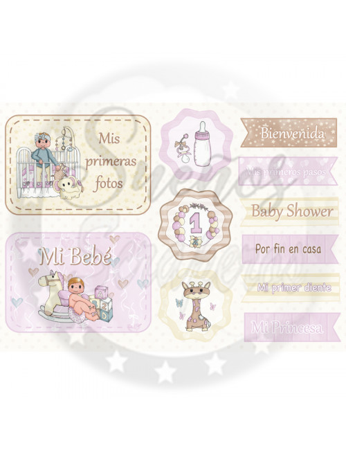 Colección " Bebé Niña" HORIZONTAL
