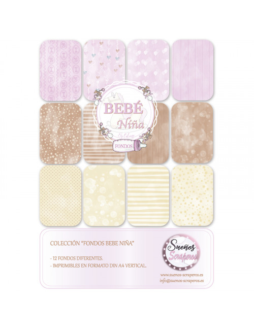 Fondos "Bebé Niña" VERTICAL