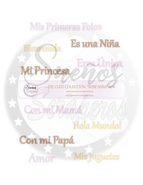 Die cuts  "Bebé Niña"