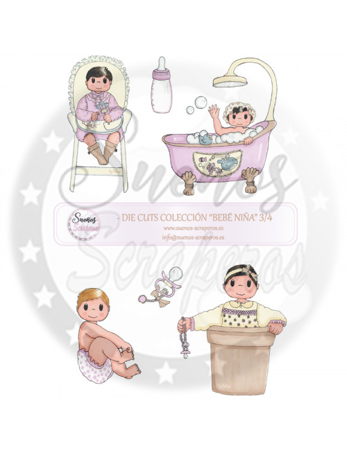 Die cuts  "Bebé Niña"