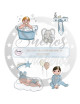 Die cuts " Bebe niño"