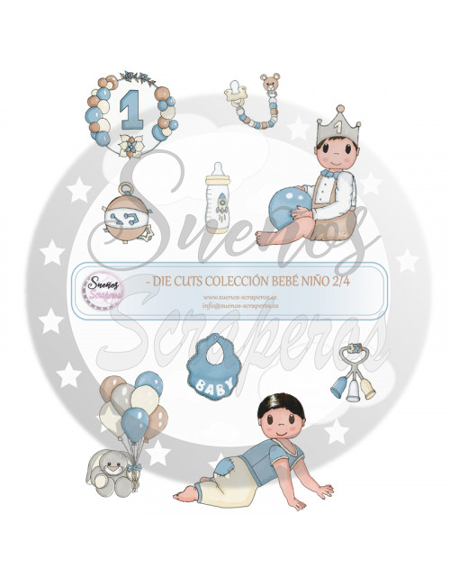 Die cuts " Bebe niño"