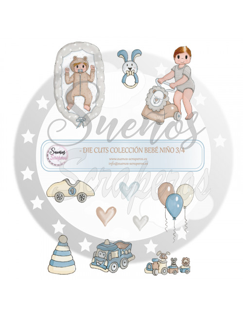 Die cuts " Bebe niño"