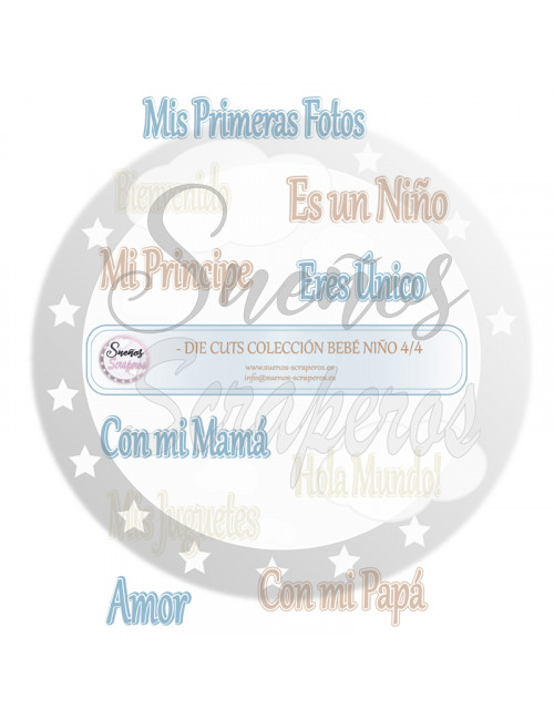 Die cuts " Bebe niño"