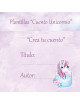 Plantillas "Cuento Unicornio"