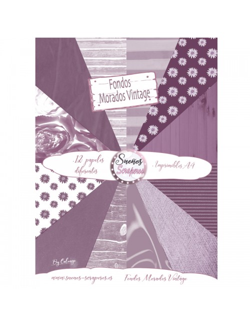 Fondos "Morados Vintage"