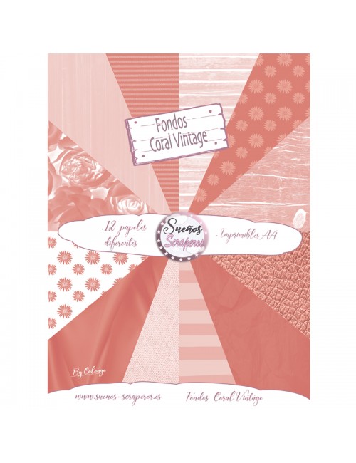 Fondos "Coral Vintage"