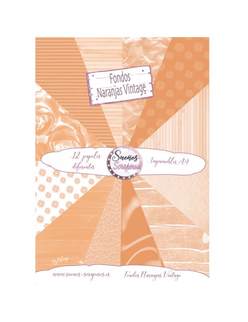 Fondos "Naranjas Vintage"