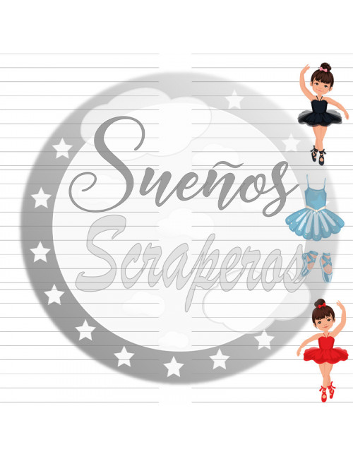 Plantillas Cuadernos "Bailarina"