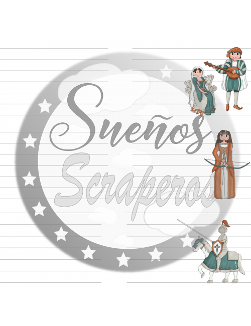 Plantillas Cuaderno "Medieval"