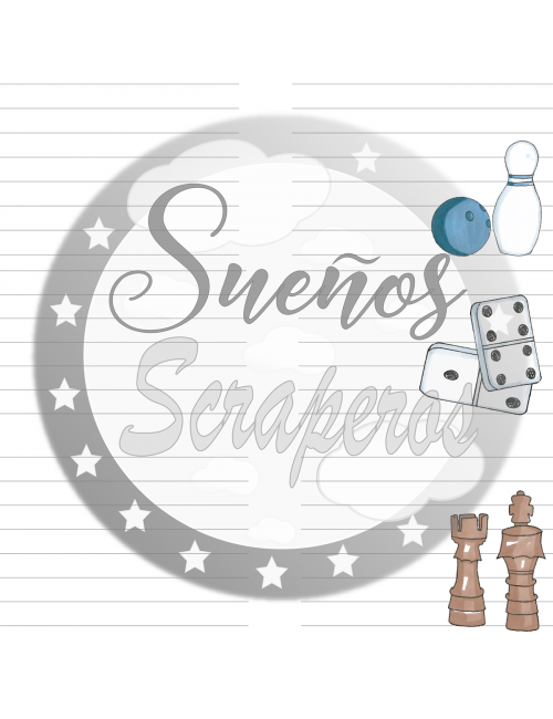 Plantilla Cuaderno "Juegos Divertidos"