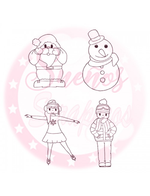 Sellos digitales "Sueños de Navidad"