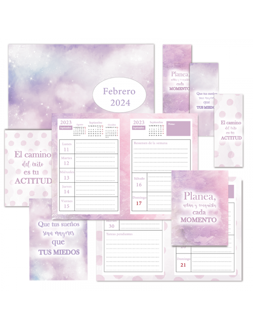 Relleno Agenda 2023-2024 "Leyenda de Unicornio"