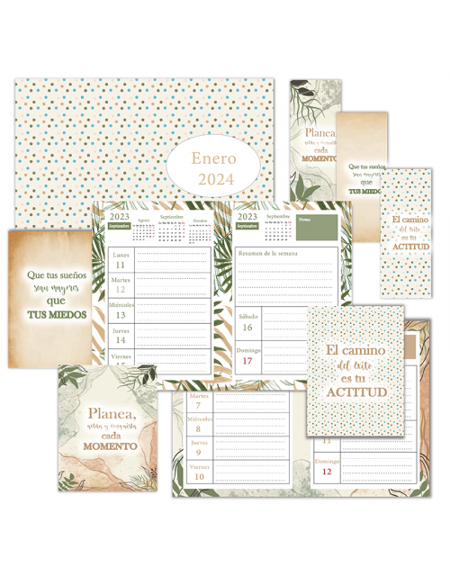 Relleno Agenda  2023-2024 "Animales del Bosque"