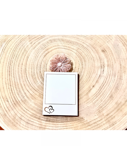 Marco - "Polaroid" Adorno - Portada - Madera