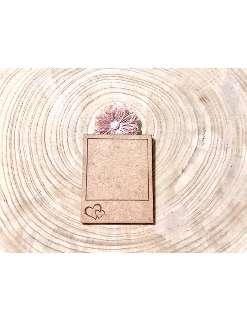 Marco - "Polaroid" Adorno - Portada - Madera