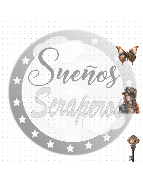 Plantillas Cuadernos "Steampunk" Lettering