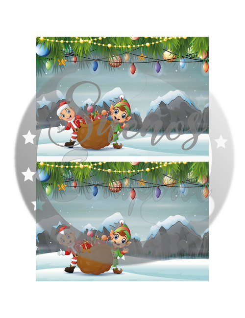 Postales de Navidad "Feliz Navidad" A6 Horizontal