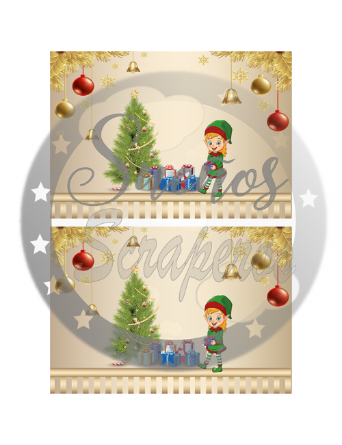 Postales de Navidad "Feliz Navidad" A6 Horizontal