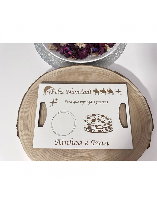 Bandeja "Reyes magos y Papa Noel"