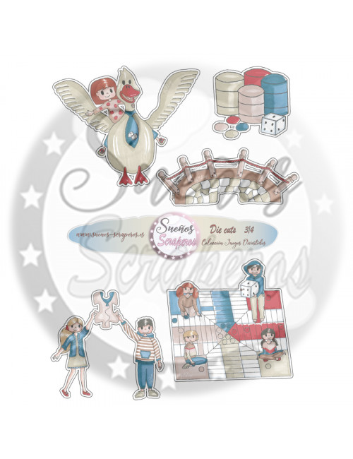 Die cuts  "Juegos Divertidos"