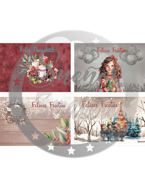 Postales A6 "Nuestra Navidad" HORIZONTAL