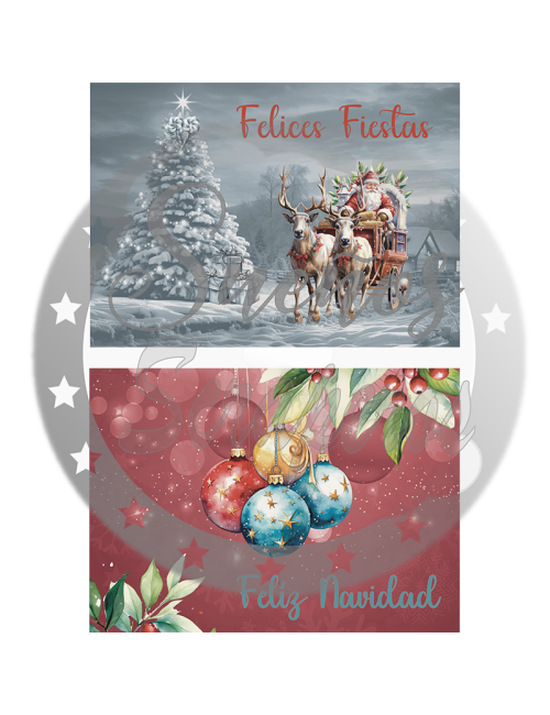 Postales A5 "Nuestra Navidad" HORIZONTAL