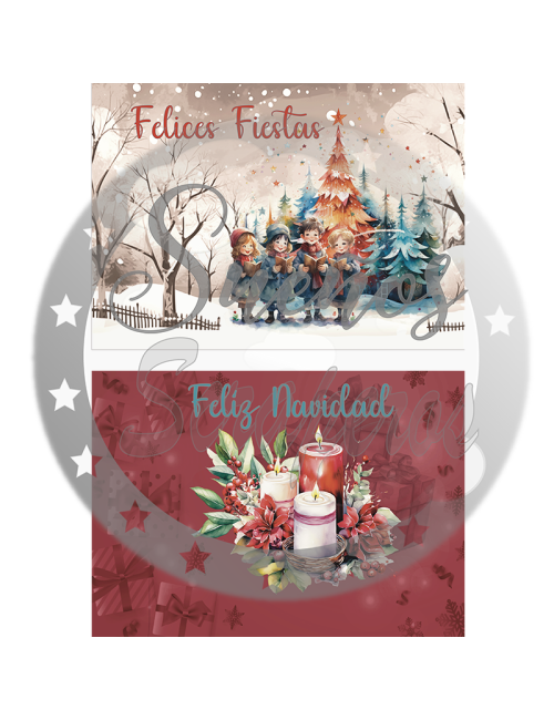 Postales A5 "Nuestra Navidad" HORIZONTAL