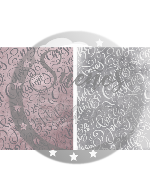 Kit Postales A5 "Rosa Navidad" VERTICAL