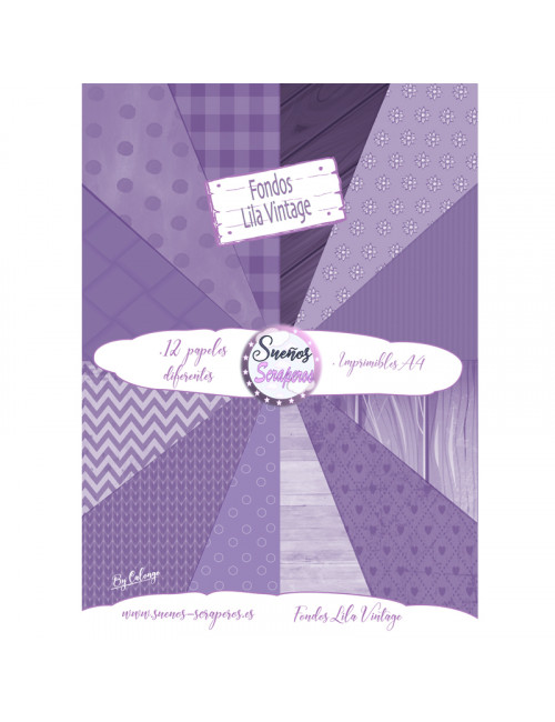 Fondos "Lila Vintage"