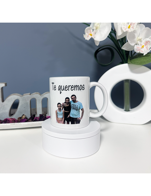 Taza Papá - ( Te Queremos Papá ) - Regalos Originales - Regalos - Divertidos - Día del Padre - Taza Desayuno