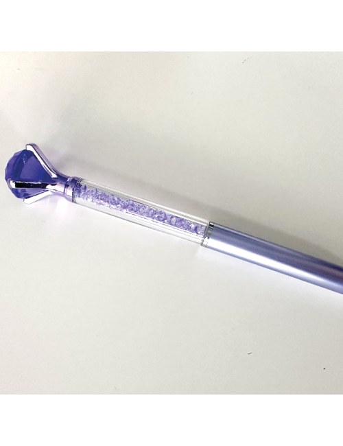 Bolígrafo Piedra Morado