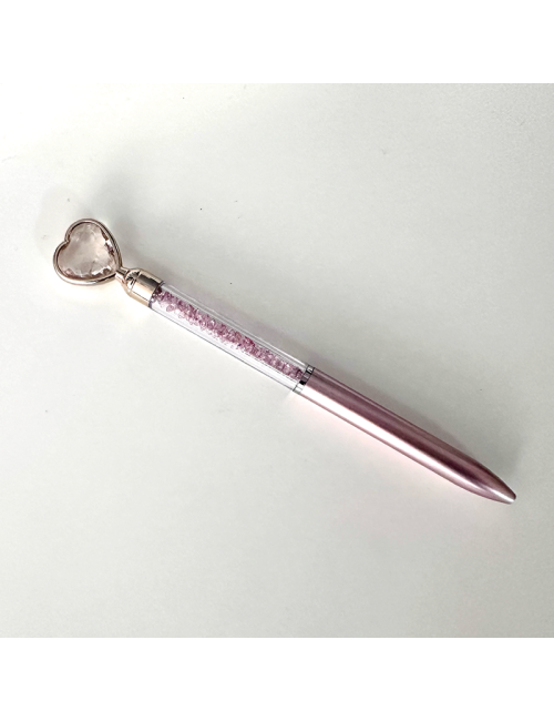 bolígrafo Corazón Oro Rosa