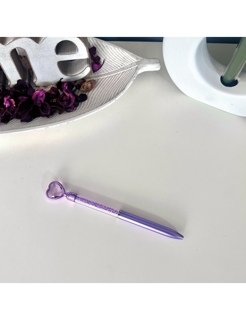 Bolígrafo Corazón "Morado"