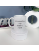 Taza Cerámica - "Para personalizar" - Un Regalo - Perfecto