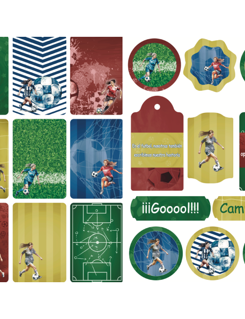 Colección "Futboleras" vertical