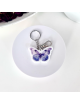 Llavero metacrilato "Mariposa" para bolso o mochila