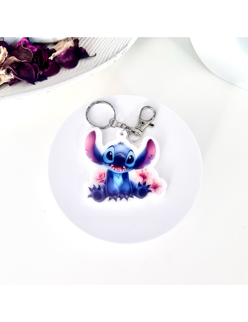 Llavero metacrilato "Stitch metacrilato" para bolso o mochila